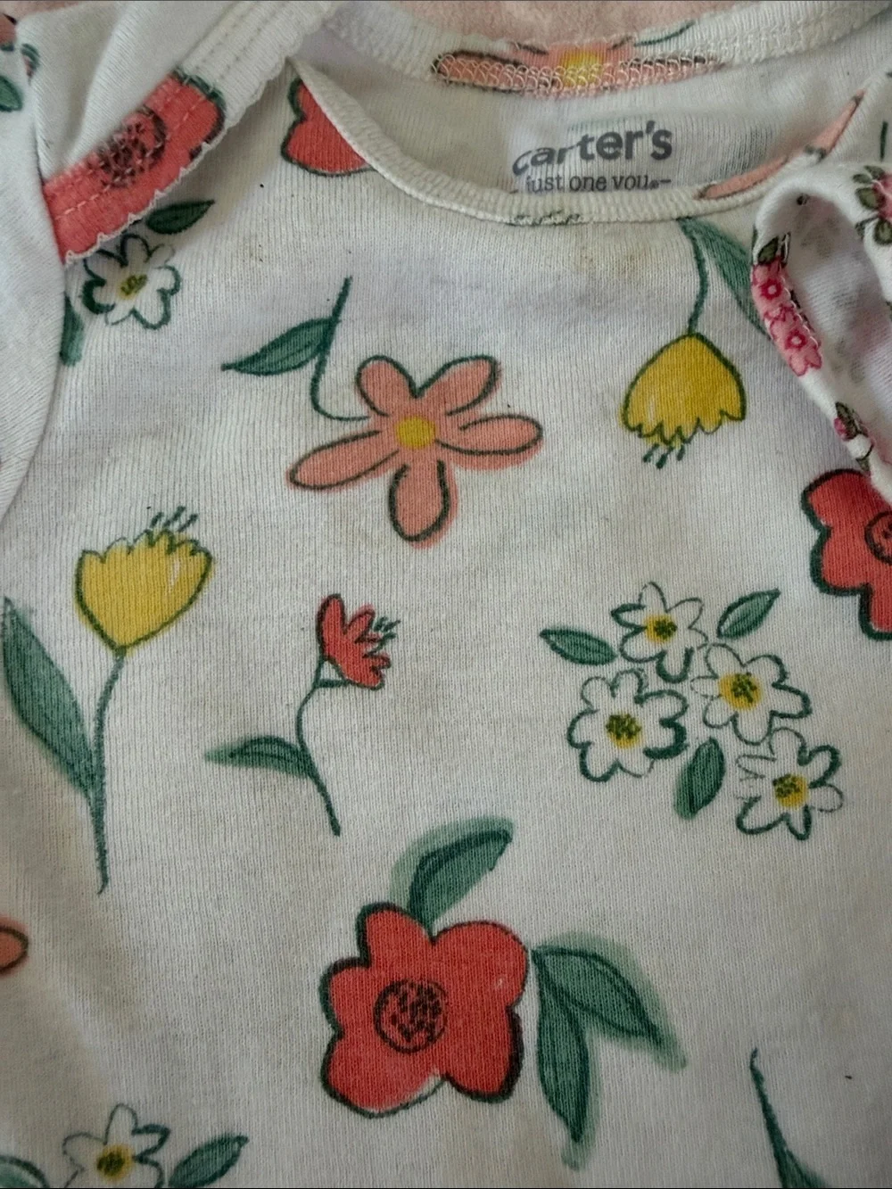 Baby Girls Floral & Character Onesie Bundle - Mixed Patterns 6-12months